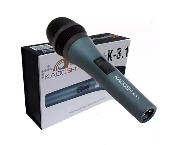 Microfone com Fio Profissional Kadosh K-3.1