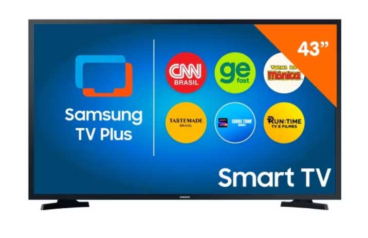 Smart TV 43 Polegadas SAMSUNG FULL HD + Pedestal Tripé