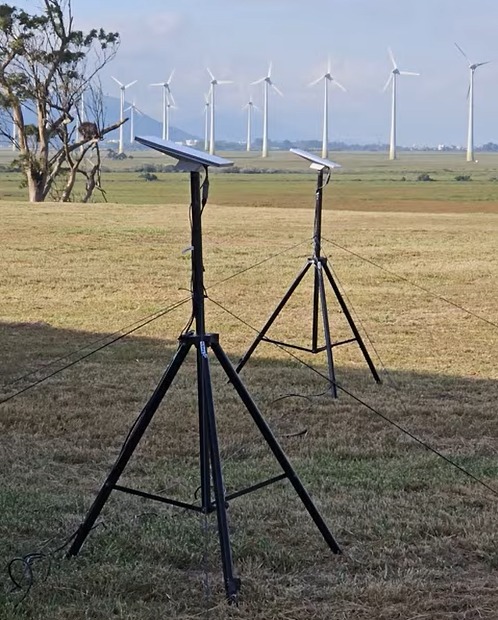 Antenas Starlink em campo